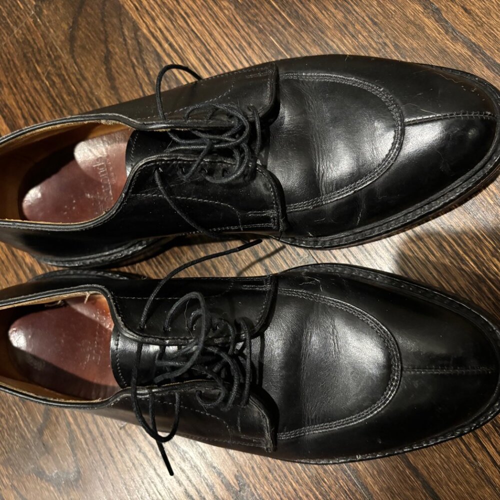 Men's Black Allen Edmonds Walton Derby Shoe - 9 1/2 D